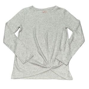 Cat & Jack Super Soft Waffle Knit Knot Hem Top